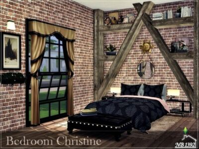 Bedroom Christine By Nobody1392 Sims 4 CC