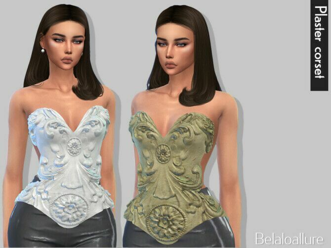 Belaloallure Plaster Corset By Belal1997 Sims 4 CC