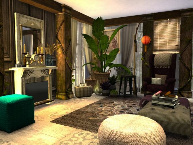 sims 4 cc boho chic living by fredbrenny 4