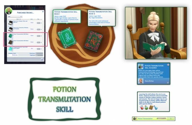 sims 4 cc cauldron potion transmutation at icemunmun 3