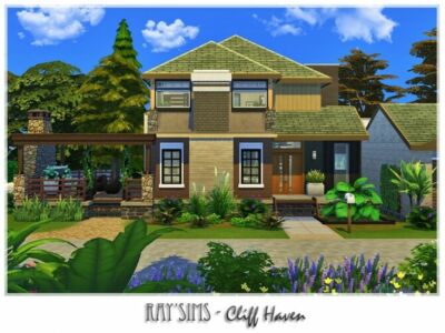 Cliff Haven Home By Ray_Sims Sims 4 CC