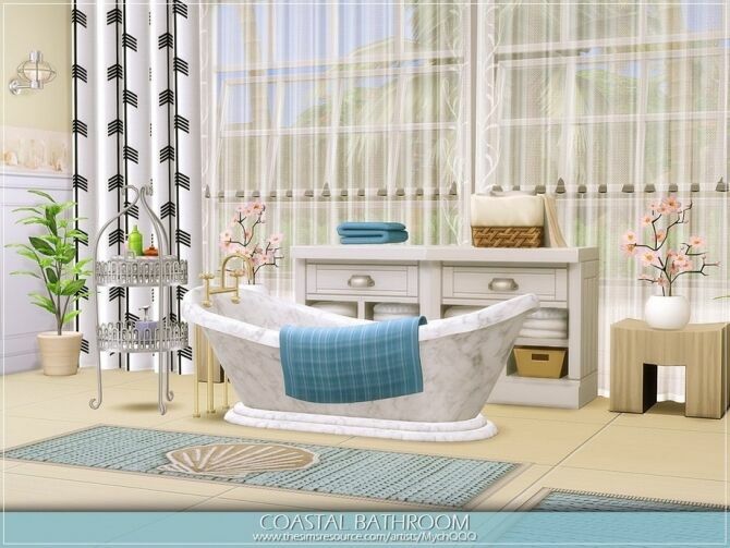 sims 4 cc coastal bathroom by mychqqq 3