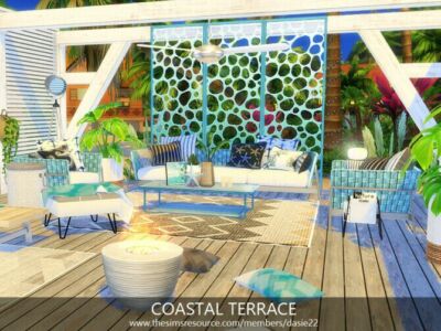 Coastal Terrace By Dasie2 Sims 4 CC