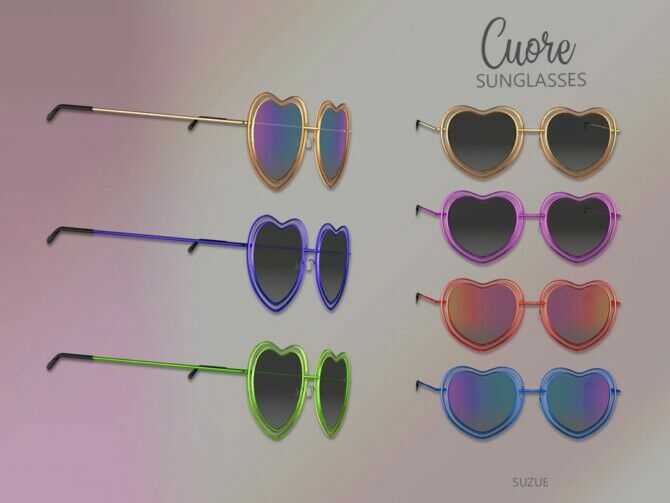 sims 4 cc cuore sunglasses child by suzue 2