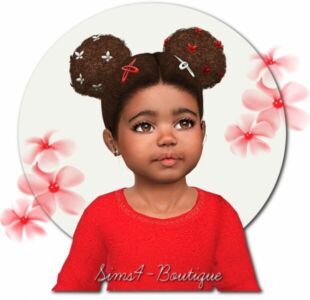 Designer SET For Toddler Girls 2710 At Sims4-Boutique Sims 4 CC