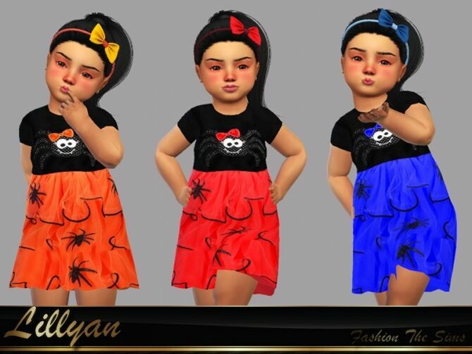 Dress Baby Kelly By Lyllyan Sims 4 CC