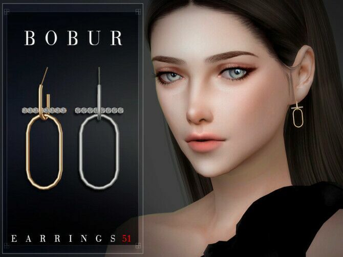 sims 4 cc earrings 51 by bobur3 2