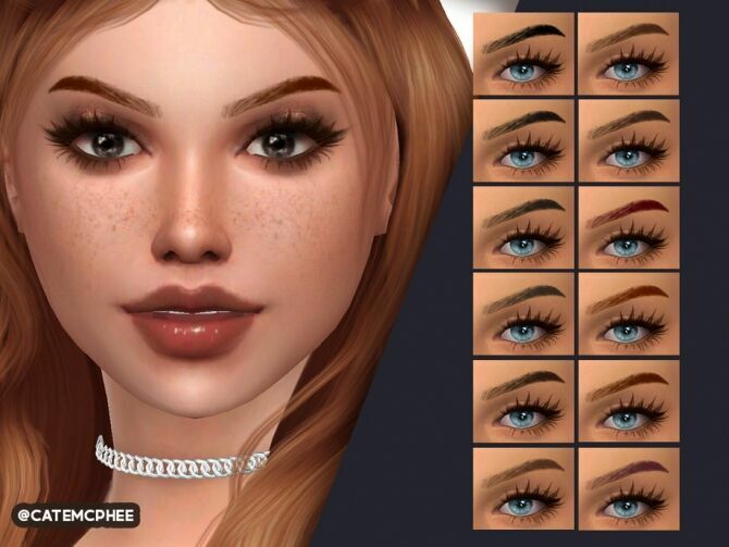 EB-09 Roxie Brows By Catemcphee Sims 4 CC