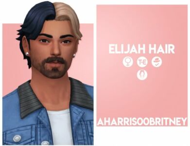 Elijah Hair At Aharris00Britney Sims 4 CC