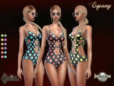Eqsany Swimsuits By Jomsims Sims 4 CC