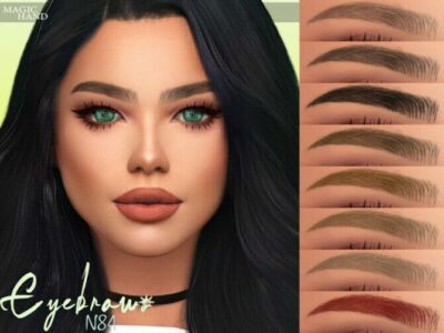 Eyebrows N84 By Magichand Sims 4 CC