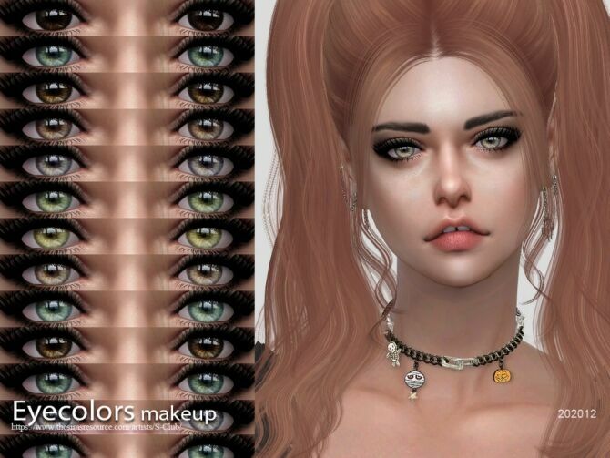 Eyecolors 202012 By S-Club WM Sims 4 CC