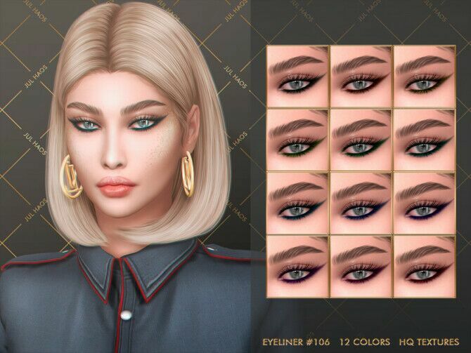 Eyeliner #106 By Jul_Haos Sims 4 CC