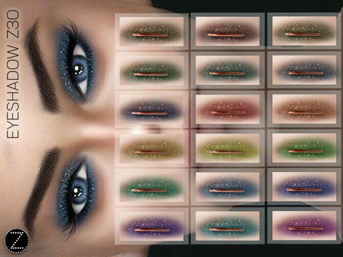 Eyeshadow Z30 By Zenx Sims 4 CC