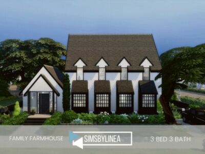 Family Farmhouse By Simsbylinea Sims 4 CC