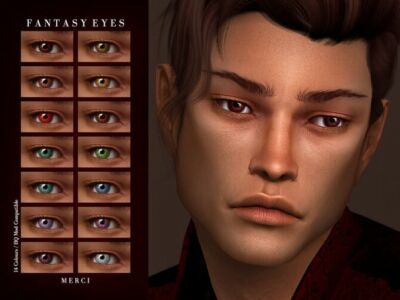 Fantasy Eyes By Merci Sims 4 CC