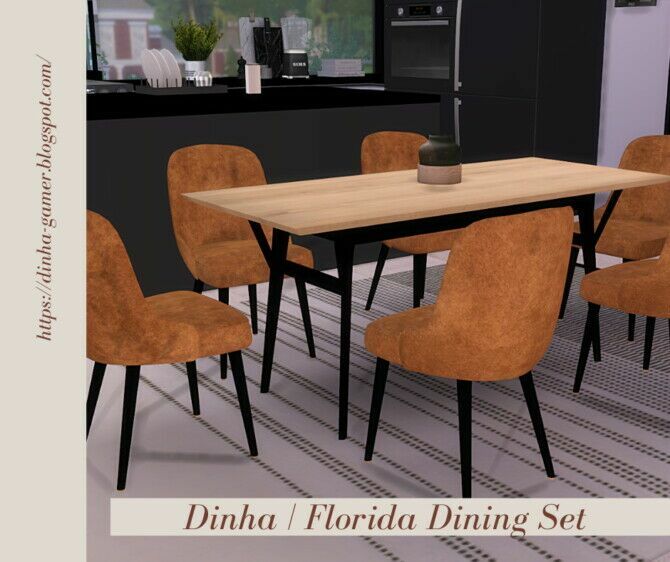 sims 4 cc florida dining set at dinha gamer 2