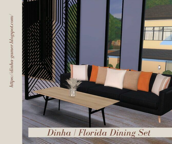 sims 4 cc florida dining set at dinha gamer 3