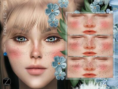 Freckles Z08 By Zenx Sims 4 CC