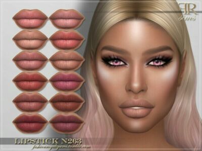 FRS Lipstick N263 By Fashionroyaltysims Sims 4 CC