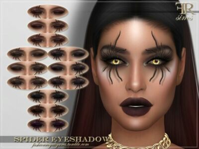 FRS Spider Eyeshadow By Fashionroyaltysims Sims 4 CC