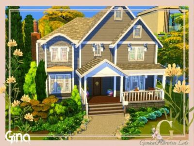Gina Home By Genkaiharetsu Sims 4 CC