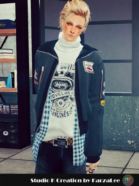 sims 4 cc giruto 86 hoodie jacket at studio k creation 2