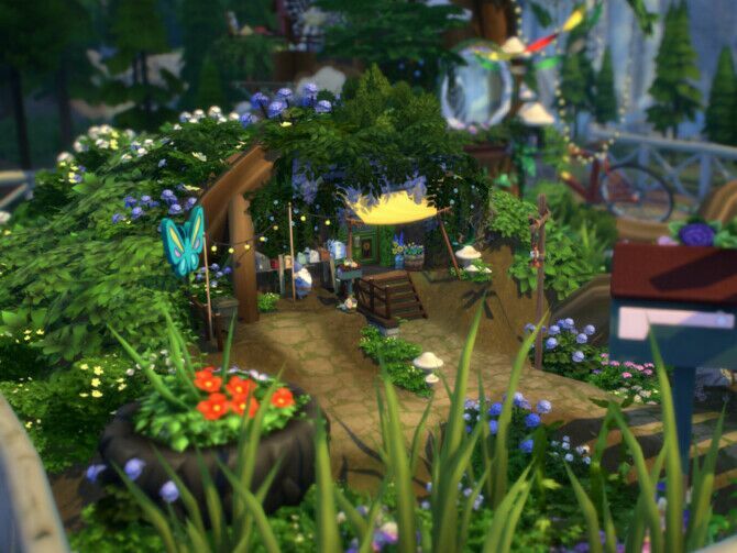 sims 4 cc gnome home by virtualfairytales 3