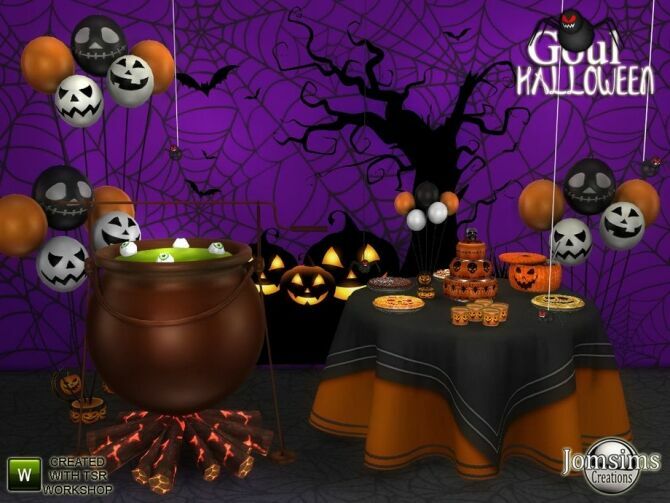 sims 4 cc goul halloween 2020 by jomsims 3