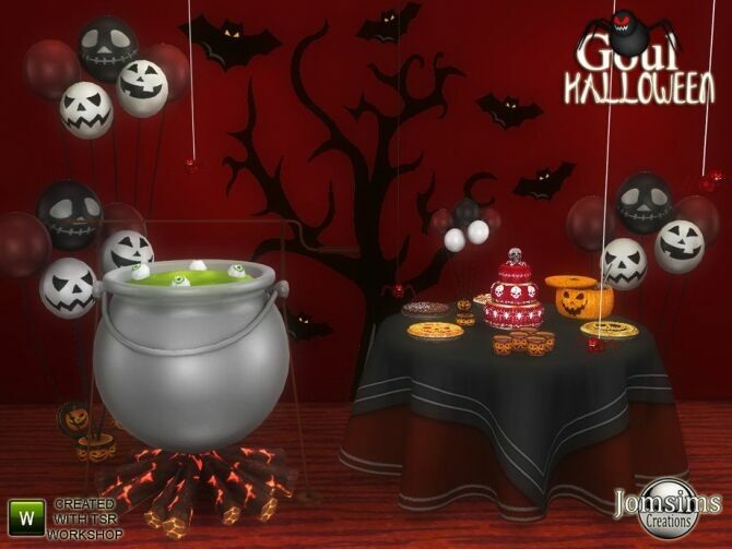 sims 4 cc goul halloween 2020 by jomsims 4