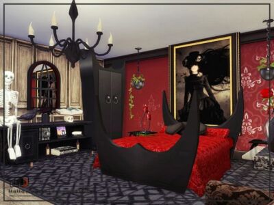 Halloween Bedroom By Danuta720 Sims 4 CC