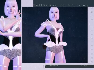 Halloween In Galaxies Outfit By Darknightt Sims 4 CC