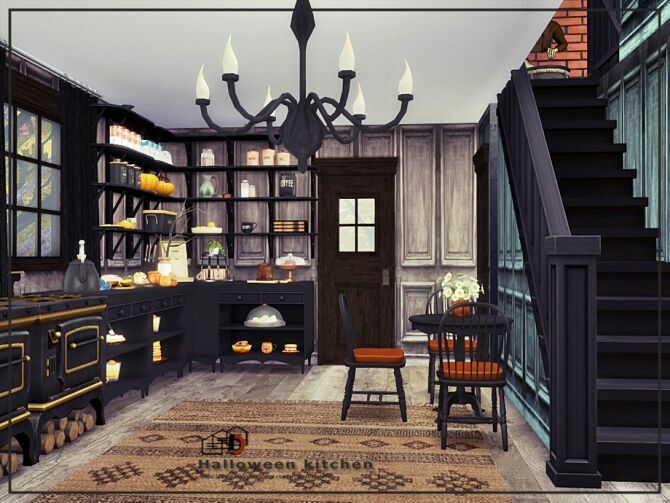 Halloween Kitchen By Danuta720 Sims 4 CC