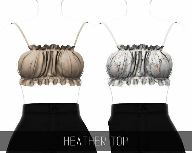 Heather TOP At Simpliciaty Sims 4 CC