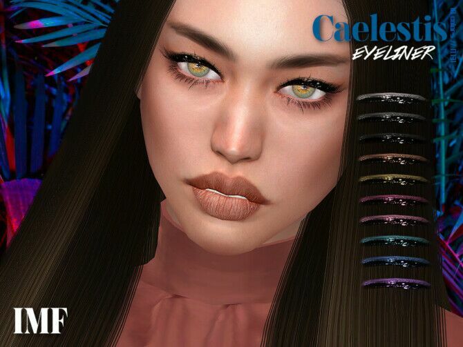 IMF Caelestis Eyeliner N.131 By Izziemcfire Sims 4 CC