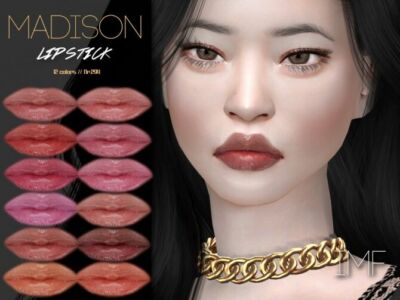 IMF Madison Lipstick N.294 By Izziemcfire Sims 4 CC