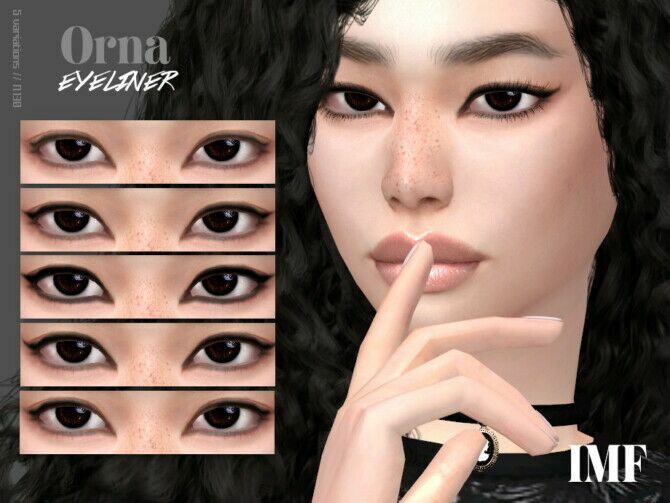 IMF Orna Eyeliner N.130 By Izziemcfire Sims 4 CC