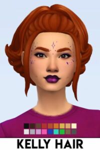 Kelly Hair At Vikai Sims 4 CC