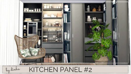 Kitchen Panel #2 At Dinha Gamer Sims 4 CC