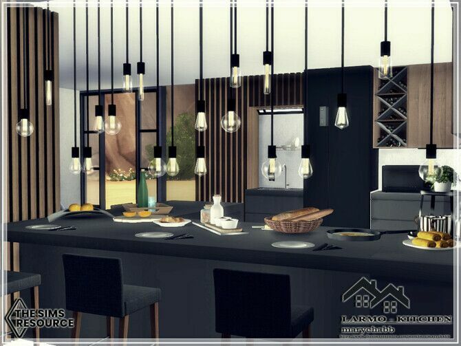 sims 4 cc larmo kitchen by marychabb 3