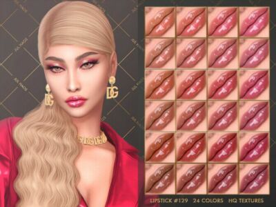 Lipstick #129 By Jul_Haos Sims 4 CC