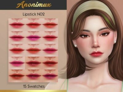 Lipstick N02 By Anonimux Simmer Sims 4 CC