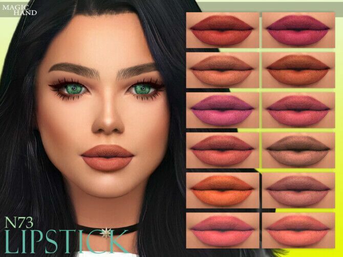 Lipstick N73 By Magichand Sims 4 CC
