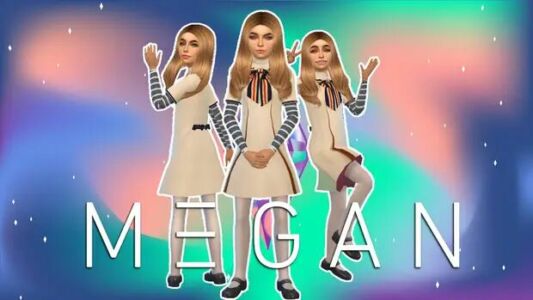 M3Gan Costume Custom Dress By Mima Busowg Sims 4 CC