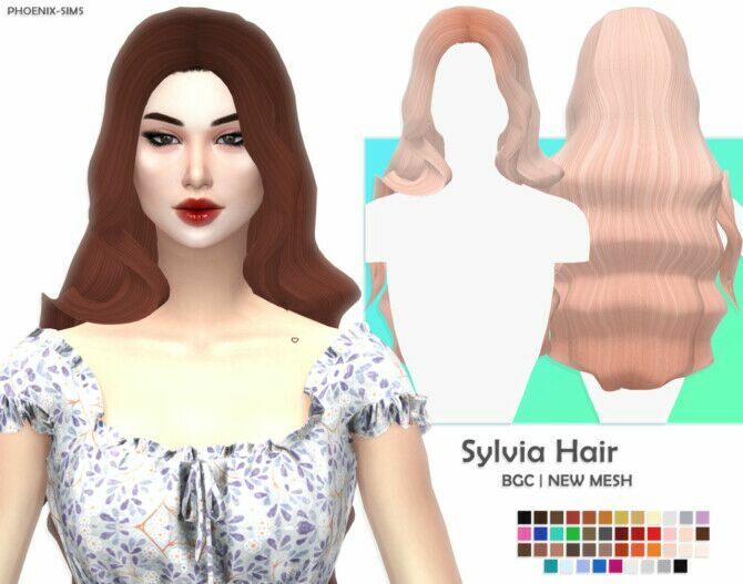 sims 4 cc maisie sylvia hairs p at phoenix sims 2