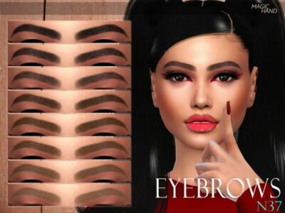 MH Eyebrows N37 By Magichand Sims 4 CC