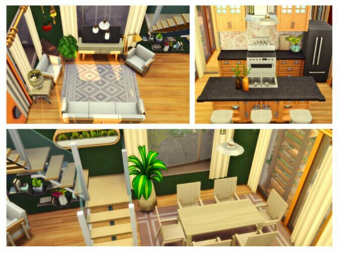 sims 4 cc modern container home by simmer adelaina 4