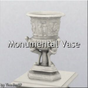 Monumental Vase By Thejim07 Sims 4 CC