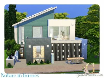 Nature In Frames Home By Genkaiharetsu Sims 4 CC