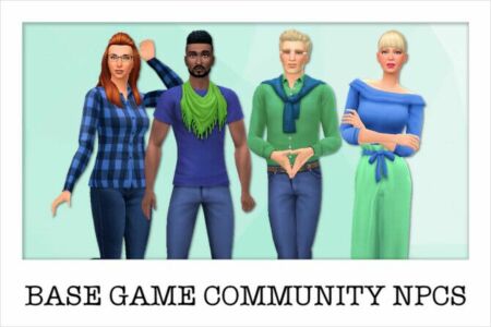 Npcs Base Game Community Sims At Strenee Sims Sims 4 CC